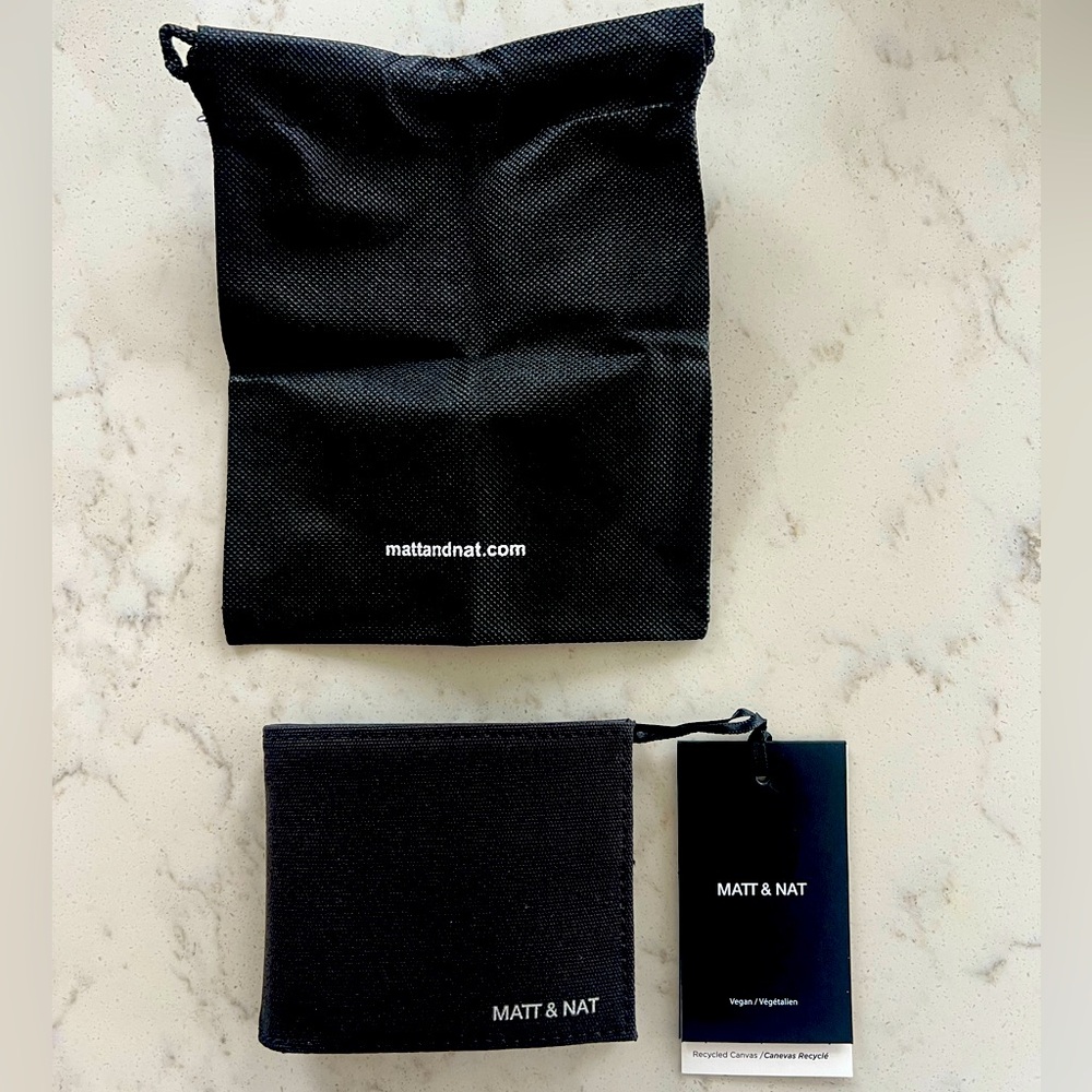 Matt & Nat Rubben Vegan Folded Wallet - CANVAS